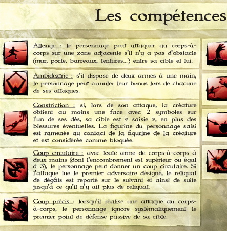 More information about "Aides de jeu - Compétences."