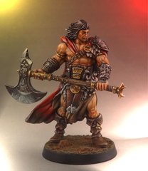 Le Conan Seigneur de guerre du jeu de Monolith. Une superbe figurine sculptée par JAG.