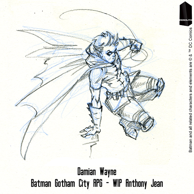 Robin 3 Anthony Jean Croquis Batman RPG Monolith.png