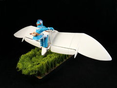 Nausicaa on Moeve glider - 1/20 - Bandai model kit -04