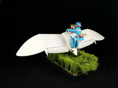 Nausicaa on Moeve glider - 1/20 - Bandai model kit -02