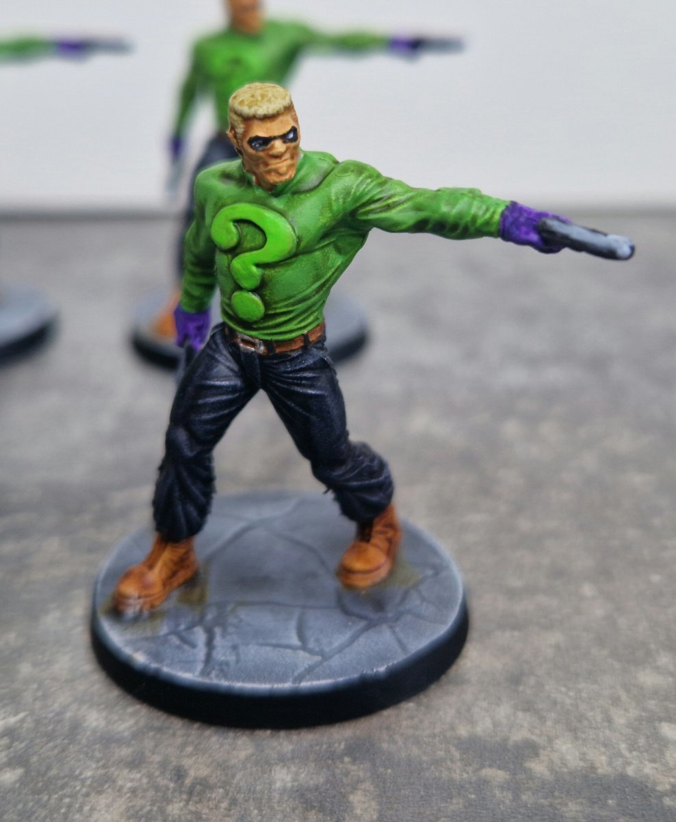 [Peinture] Riddler et ses goons - Peinture & décors - The Overlord