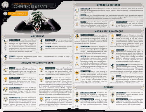 Plus d’informations sur « Batman : Gotham City Chronicles - Aide de jeu (compétences et traits) »